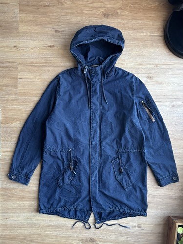 Pepe jeans parka marineblau - jeans,