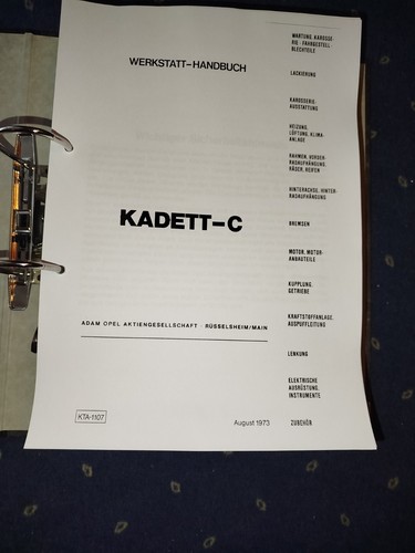 Opel kadett - kadett, c
