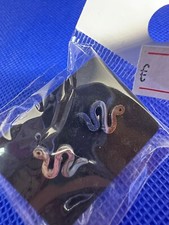 NEU Schlange Farb. Silber