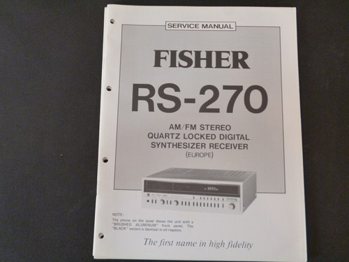 Original service manual - original,