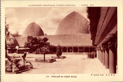 Paris kolonialausstellung - ak, paris,