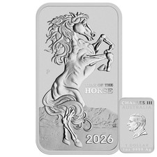 Lunar Horse Silberbarren 1oz