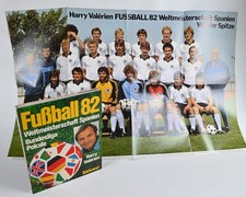 Fussball 82 Weltmeisterschaft Valerien Bildband großes Poster Nationalmannschaft