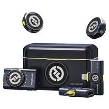 Hollyland Lark M2 Combo Ansteckmikrofon | kabellos 300m Reichweite iOS / Android