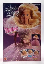 Vintage 1993 Twinkle Lights Barbie Puppe / Lichterglanz / Mattel 10390 / NrfB