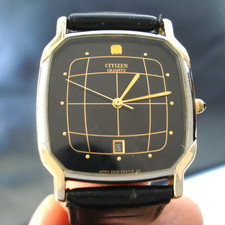 Seltene CITIZEN 2810 Quartz Herren Armbanduhr neue Batterie Assembled in Germany