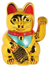 Winkekatze Maneki Neko 21 cm
