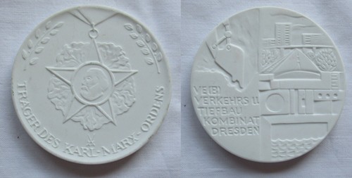 Ddr medaille veb verkehrs und - medaille, verkehrs-
