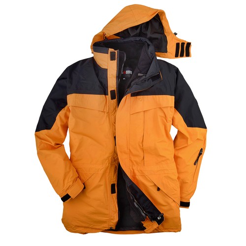 Winterjacke softorange 3in1
