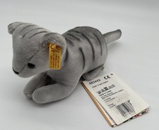 Steiff *Katze liegend* grau 14