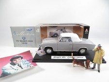 1:18 Welly Peugeot 403 Cabriolet / Autogramm / Figuren Columbo Edition B686