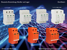 Überspannungsschutz Blitzschutz PV  / 500 600 1000V DC / 2&3 Polig /Typ2 /Typ1+2