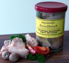 Kesselfleisch - Konserve im Glas  2 mal 400g-  aus der Oberpfälzer Landmetzgerei
