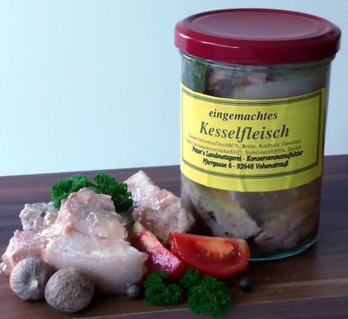 Kesselfleisch konserve im - konserve,