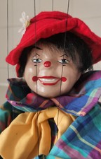 Marionette Interia Clown Lucky