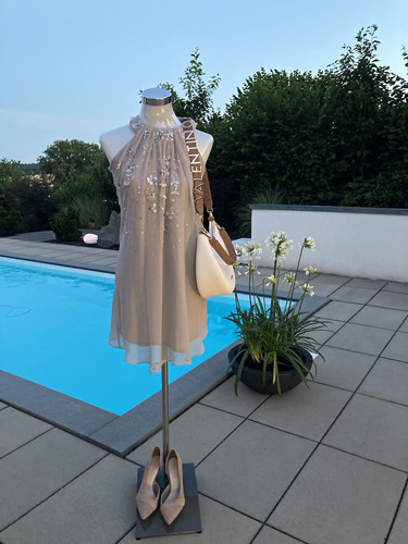 Lipsy cocktailkleid grau - lipsy, grau-beige