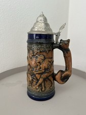 Gerz Bierkrug Zinndeckel