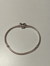 Pandora Moments Schlangen Gliederarmband mit Schmetterling-Vers. Silber 20cm