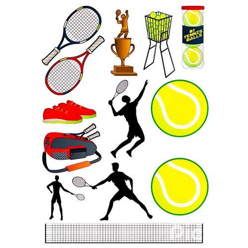 Tennis tennisball platz essbar - tennis,