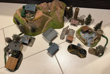 (9) Faller/Vollmer/Kibri H0 Tunnel + Burg + Kapelle + Forsthaus konvolut