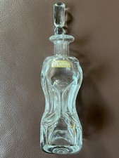 Magnor Kristall Kluk kluk Flasche 20 cm Höhe guter Zustand kultige Glasflasche