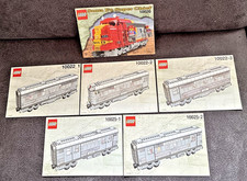 LEGO 10020 10022 10025 SANTA FE + WAGGONS  -  6 X  ORIGINAL  BAUANLEITUNGEN  ?