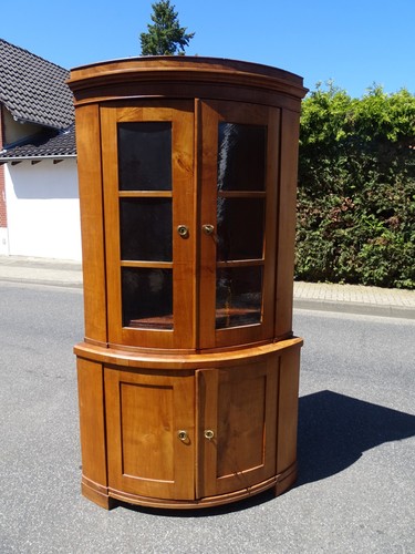 Biedermeier eckschrank esche - biedermeier,