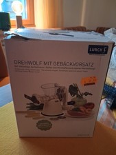 Drehwolf mit gebäckvorsatz - drehwolf,