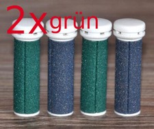 2-er Set Ersatzrollen Grün sehr Grob Aufsätze EMJOI Fußpflege Pediküre NEU *