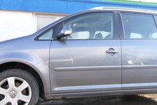 VW Touran 1T 1T3 Tür vorne links Fahrertür grau LD7X OHNE Anbauteile Cross