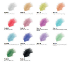 Marabufedern Federn verschiedene Farben