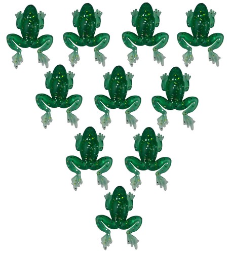 10er set gummi frösche frog - gummi,