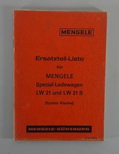 Teilekatalog / Ersatzteilliste