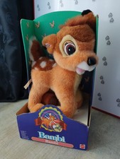 BAMBI Plüschtier Plush Animal Mattel OVP MIB BOX UNBESPIELT NRFB 1992 VINTAGE 