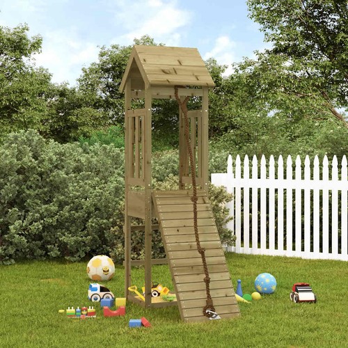 Spielturm mit kletterwand - spielturm,