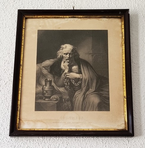 Alter gerahmter kupferstich - gerahmter,