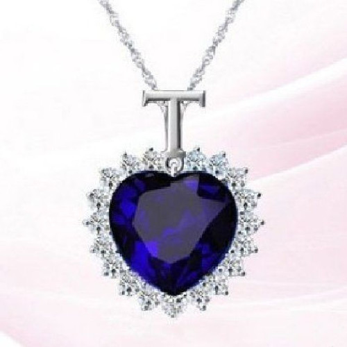 Halskette herz strass - herz,