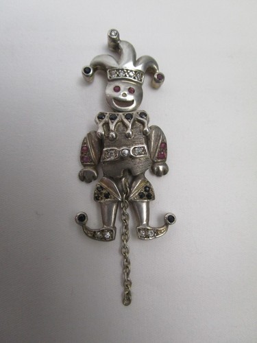 Vintage anhänger harlekin - anhänger,