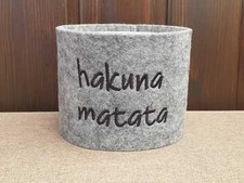 #906 Banderole »hakuna matata« Toilettenpapier Klopapier Klorollen Filz