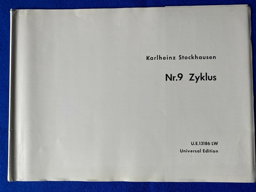Noten karlheinz stockhausen - karlheinz,