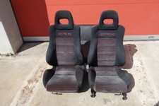 Orig. Honda CRX ED9 Sitze Rücksitzbank Innenausstattung  Ausstattung Schwarz Rot