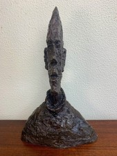 Bronze Büste Kopf Mann Diego