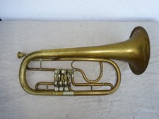 Alte Bass Trompete ca. 58/23,5 cm