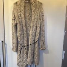 Qui Cardigan Grobstrick Creme Gr 38