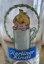 Berliner Kindl Bierglas mit