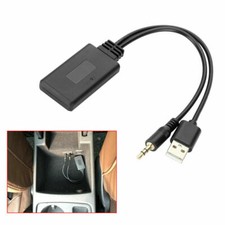 Wireless Bluetooth 5.0 Car Receiver Adapter USB 3.5mm Jack Audio AUX Speaker