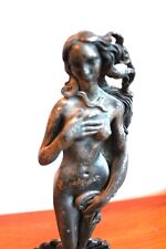 um 1900 Statue Aphrodite XL Venus Antike Skulptur Griech. Göttin Zink /Sockel