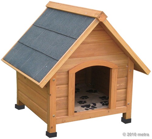Hundehütte hundehaus massiv - hundehaus,