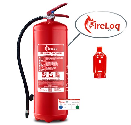 Fireloq 12kg pulver löscher - fireloq®,