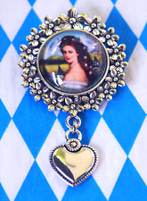 Edle Sissi Trachtenbrosche ausgefallene Nadel Trachtenschmuck Oktoberfest Neu